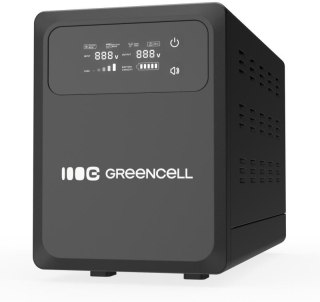 UPS ZASILACZ AWARYJNY Greencell PowerCore 1500VA 1000W AVR 12VDC LCD GREEN CELL