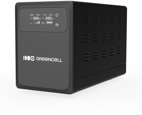 UPS ZASILACZ AWARYJNY Greencell PowerCore 1500VA 1000W AVR 12VDC LCD GREEN CELL