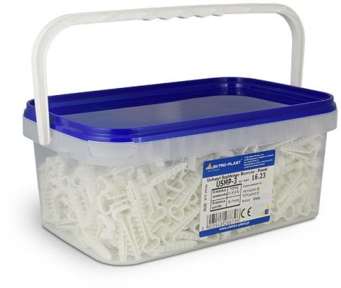 Uchwyt szybkiego montażu - płaski USMP-3 Elektro-Plast Opatówek 600szt BOX 16.23 ELEKTRO-PLAST OPATÓWEK