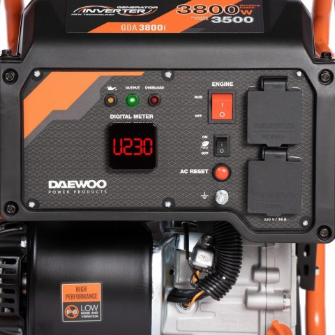 AGREGAT PRĄDOTWÓRCZY INWERTOROWY DAEWOO GDA 3800i 3.8kW DAEWOO POWER PRODUCTS