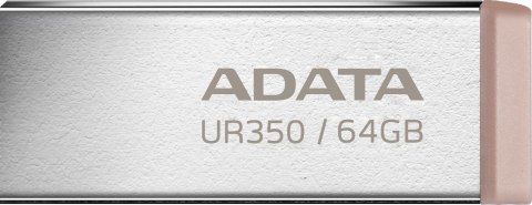 Adata Pendrive UR350 64GB USB3.2 Gen1 Metal brązowy ADATA