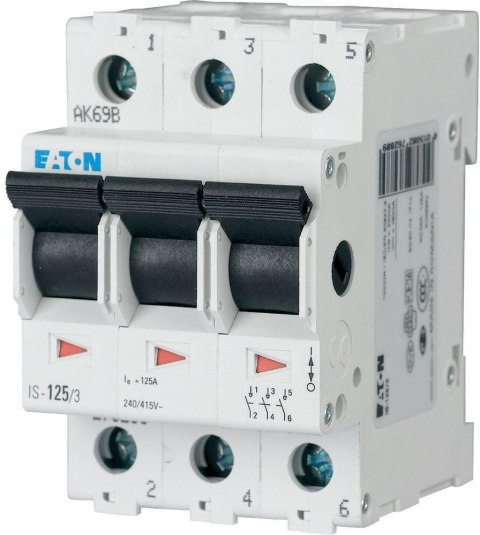 EATON ROZŁĄCZNIK IZOLACYJNY MODUŁOWY 40A 3Z 3P 3M 415V AC IS- 40/3 EATON