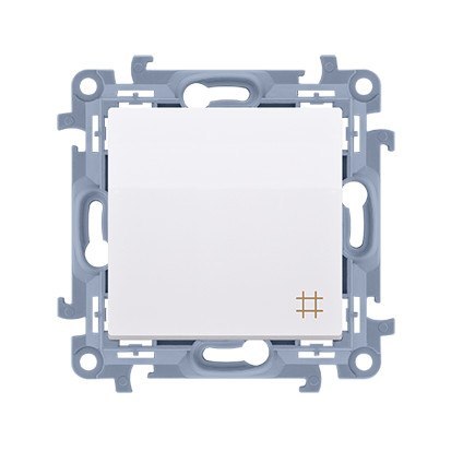 KONTAKT SIMON 10 MODUŁ BIAŁY ŁĄCZNIK KRZYŻOWY ZACISKI ŚRUBOWE 10AX 250V KONTAK-SIMON