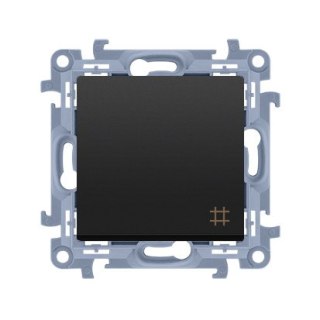KONTAKT SIMON 10 MODUŁ CZARNY MAT ŁĄCZNIK KRZYŻOWY ZACISKI ŚRUBOWE 10AX 250V KONTAK-SIMON