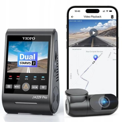Kamera samochodowa VIOFO A229 PRO 2CH VIOFO