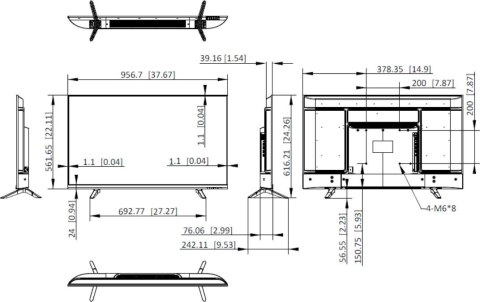 Monitor Hikvision DS-D5043U3-1V0S HIKVISION