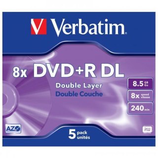 Płyty DVD+R DL Verbatim DataLife PLUS (5szt) VERBATIM
