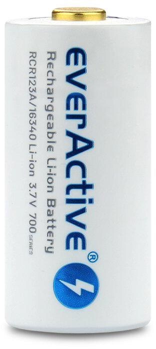 Akumulatorek 16340 / R-CR123 3,7V everActive 700mAh (1 szt.) z zabezpieczeniem EVERACTIVE
