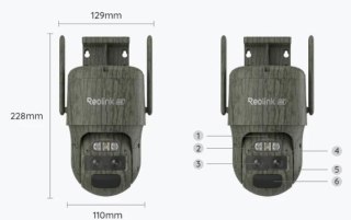 Kamera IP Reolink Trackmix Series G770 8MP LTE akomulatorowa z Panelem Solarnym REOLINK