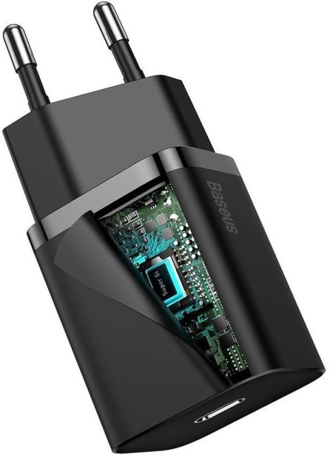 ŁADOWARKA SIECIOWA Baseus Super Si Quick Charger 1C TZCCSUP-L01 25W 1x USB-C PD 3.0 QC 3.0 + KABEL BASEUS