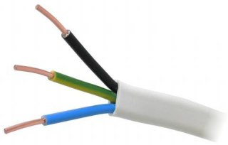 Przewód elektryczny drut płaski YDYp 450/750V 3x1,5mm2 50m MERCOR MERCOR