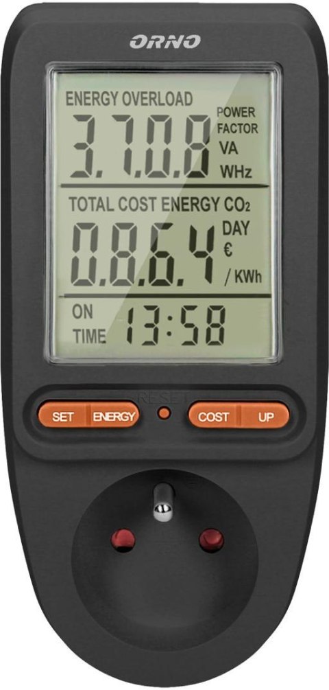 Watomierz, kalkulator energii ORNO OR-WAT-435/B ORNO