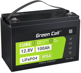 AKUMULATOR LITOWO-ŻELAZOWO-FOSFORANOWY LiFePO4 Green Cell Cube 12.8V 100Ah LFPGC12V100AH GREEN CELL