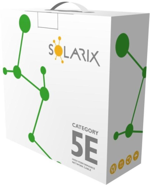 KABEL SKRĘTKA SOLARIX CAT.5E U/UTP PVC karton 305m SOLARIX
