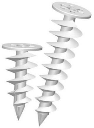 Łącznik wkręt spiralny do styropianu WK-DS050 10szt. WKRĘT-MET