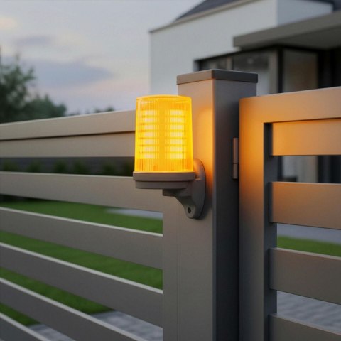 Lampa LED Proxima WALEC.O (pomarańczowa) z wbudowaną anteną 433.92 MHz (12-24V AC/DC lub 230V AC) PROXIMA