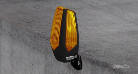 Lampa ostrzegawcza Motorline MP205 pomarańczowa LED 12-230V z uchwytem (001PLM10918012) MOTORLINE