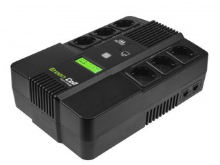 UPS ZASILACZ AWARYJNY Green Cell 800VA 480W AiO Z WYŚWIETLACZEM LCD UPS07 GREEN CELL