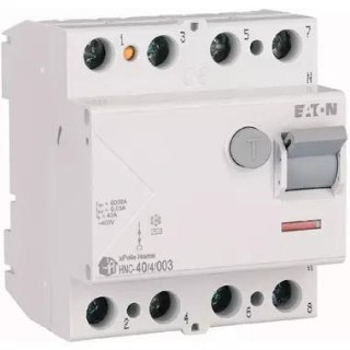 EATON WYŁĄCZNIK RÓŻNICOWOPRĄDOWY 40A 4P 4M 30MA AC 6KA EATON