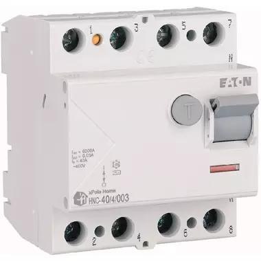 EATON WYŁĄCZNIK RÓŻNICOWOPRĄDOWY 40A 4P 4M 30MA AC 6KA EATON