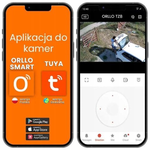 Kamera IP Orllo TZ8 Dual 4MP+4MP 4G SIM LTE Wi-Fi ORLLO