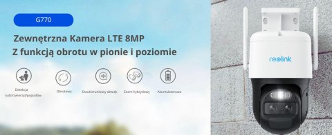 Kamera IP Reolink Trackmix Series G770 8MP LTE akomulatorowa z Panelem Solarnym REOLINK