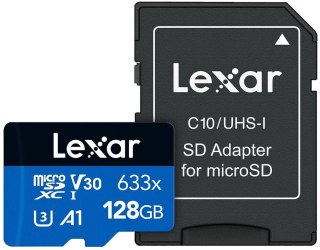 Karta pamięci Lexar micro SDXC 128 GB Blue High-Performance LEXAR