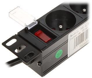 Listwa zasilająca 4 gniazda PD-4/R10/R DELTA