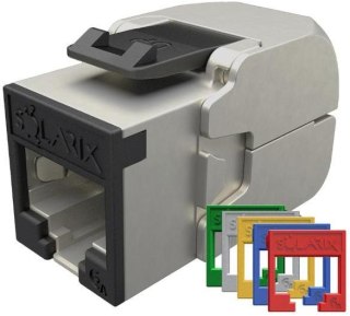 Moduł Keystone samozaciskowy Solarix Cat.6A STP RJ45 SXKJ-10G-STP-RAL-SA SOLARIX