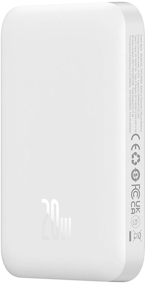 Powerbank Baseus Magnetic Mini Air PPCXM06A 6000mAh MagSafe 15W PD QC 20W USB-C + kabel BASEUS
