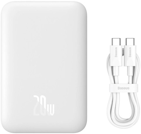 Powerbank Baseus Magnetic Mini Air PPCXM06A 6000mAh MagSafe 15W PD QC 20W USB-C + kabel BASEUS