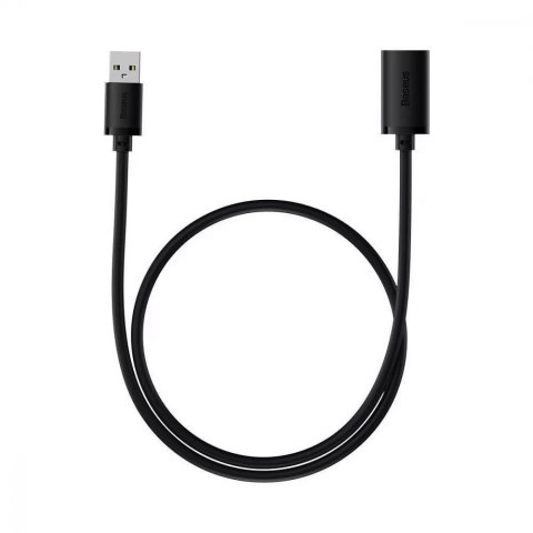 Przedłużacz kabel USB 2.0 1.5m Baseus AirJoy Series - czarny 146053 - 6932172629878 BASEUS