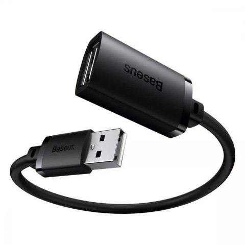 Przedłużacz kabel USB 2.0 1.5m Baseus AirJoy Series - czarny 146053 - 6932172629878 BASEUS