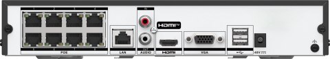 Rejestrator IP Hilook NVR-108MH-C/8P(E) 8-kanałowy 8MP PoE HILOOK