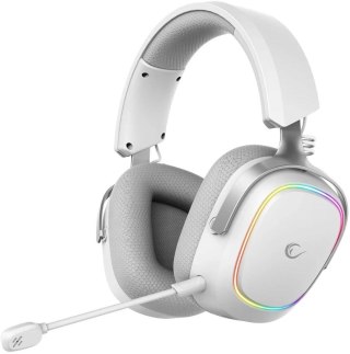 Słuchawki Rampage RETSU Słuchawki bezprzewodowe nauszne BT 2.4G RGB białe RAZER