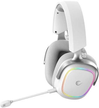 Słuchawki Rampage RETSU Słuchawki bezprzewodowe nauszne BT 2.4G RGB białe RAZER