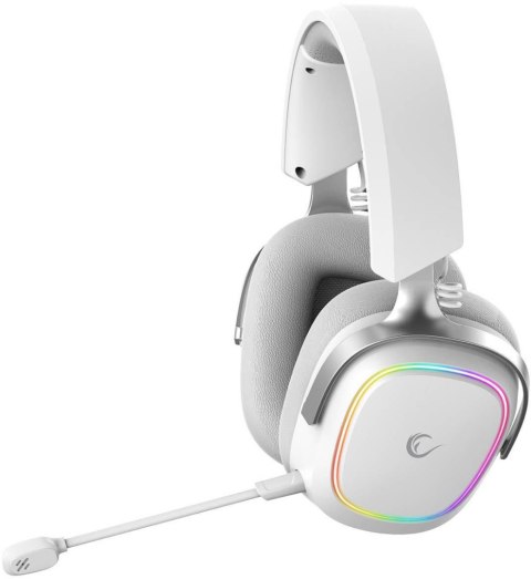 Słuchawki Rampage RETSU Słuchawki bezprzewodowe nauszne BT 2.4G RGB białe RAZER