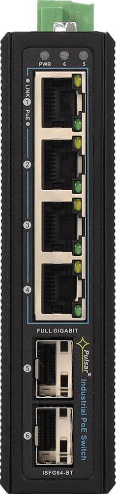 Switch przemysłowy ISFG64-BT PULSAR (4xPoE, 2xSFP) PULSAR