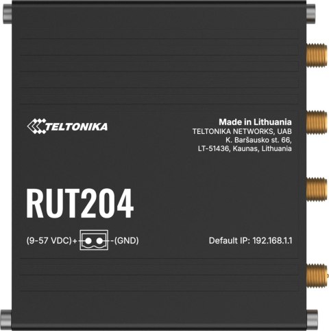 Teltonika RUT204 router przemysłowy 4G / LTE (RUT2040AAAA0) RS232/CAN TELTONIKA