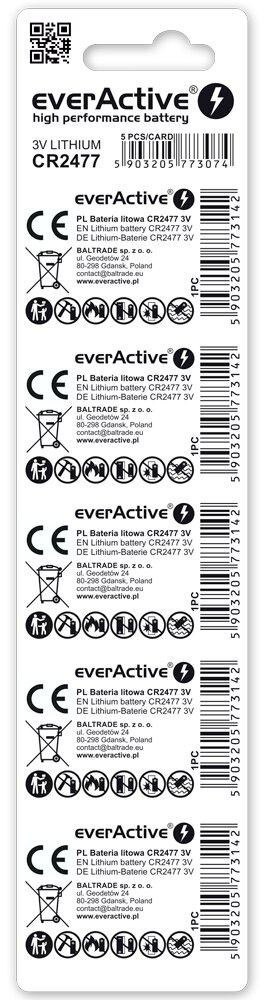 Bateria CR2477 everActive (blister 5 szt.) EVERACTIVE