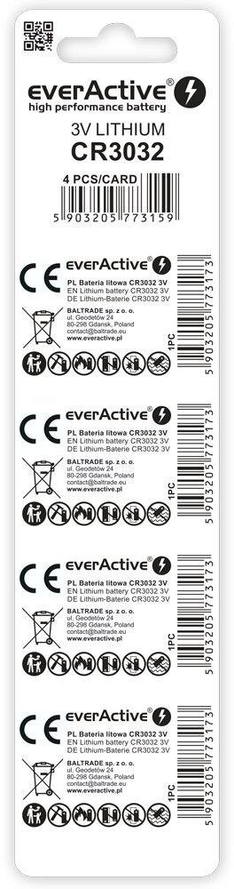 Bateria CR3032 everActive (blister 4 szt.) EVERACTIVE
