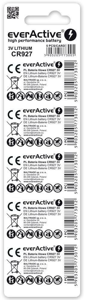Bateria CR927 everActive (blister 5 szt.) EVERACTIVE