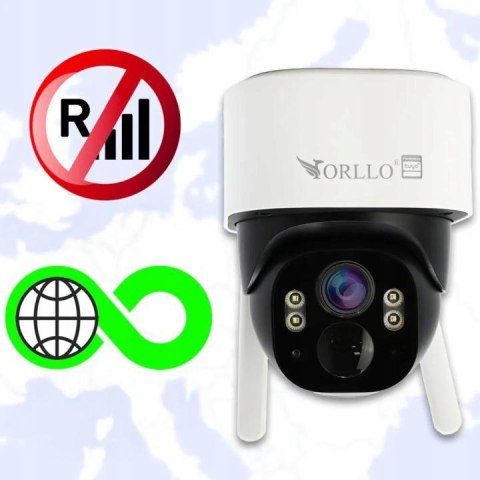 Kamera IP Orllo TZ1 Cloud SIM 4G LTE z panelem solarnym ORLLO