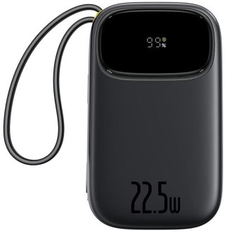 Powerbank Baseus EnerFill FC31 QPow3 20000 mAh 22,5 W PD 3.0 QC 3.0 czarny + kabel USB-C i Lighthing BASEUS