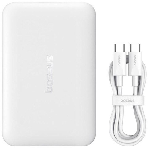 Powerbank Baseus EnerFill FM11 Ultra-Mini 10000 mAh 22,5 W PD 3.0 QC 3.0 biały MagSafe + kabel USB-C BASEUS