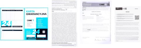 Zestaw CAME BXL ECO TOP do 400kg bram przesuwnych CAME