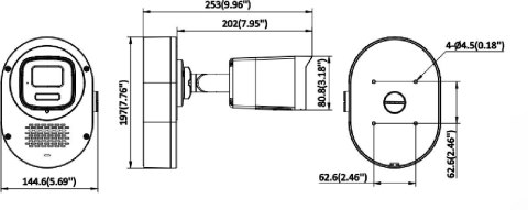 Kamera IP Hikvision DS-2CD1T67G3-LIUF/LSL(2.8mm)(O-STD) HIKVISION