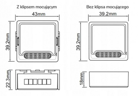 Moduł OXT mini sterownik scen 12 akcji 230V ZigBee TUYA T254 OXT