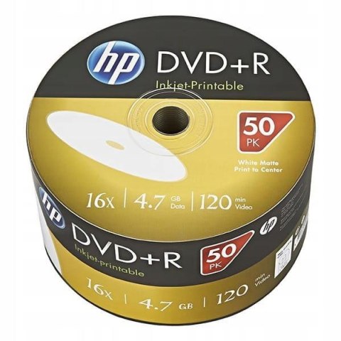 Płyty DVD+R Verbatim HP Inkjet-Printable (50szt) VERBATIM