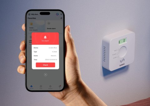 SAFEMI Czujnik tlenku węgla - WiFi - Gwarancja 3 lata SHC-10W SAFEMI